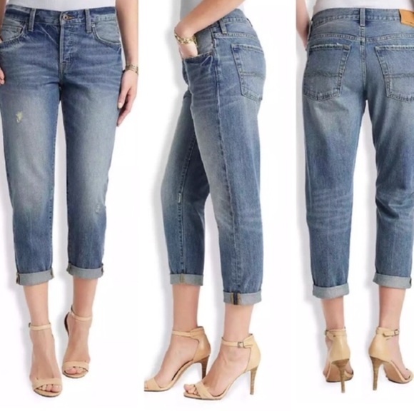 Lucky Brand Denim - Lucky Brand Dylan Boyfriend Jeans Dark Wash 00 24